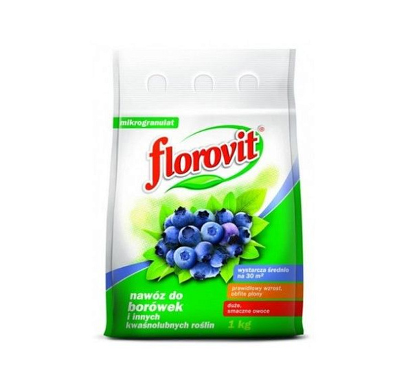 Удобрение Флоровит гранулир садовое для Голубики и брусники 1кг